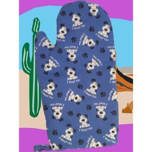 Puppy Dog Oven Barbeque Mitt  'I‎ Woof You'